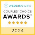 The WeddingWire Couples' Choice Awards recognizes the top five percent of local wedding professionals ... who demonstrate excellence in quality, service, responsiveness and professionalism. 